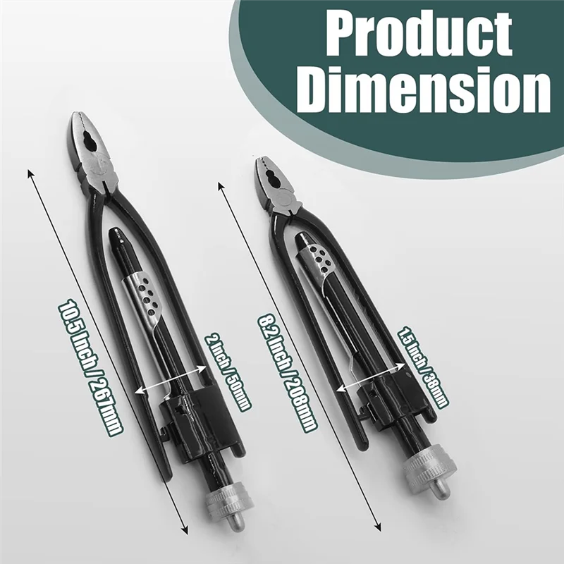 

AAAF, набор из 2 плоскогубцев для предохранительных проводов, 9-дюймовый и 6-дюймовый стальной скручивающий провод для самолетов, машин, транспортных средств