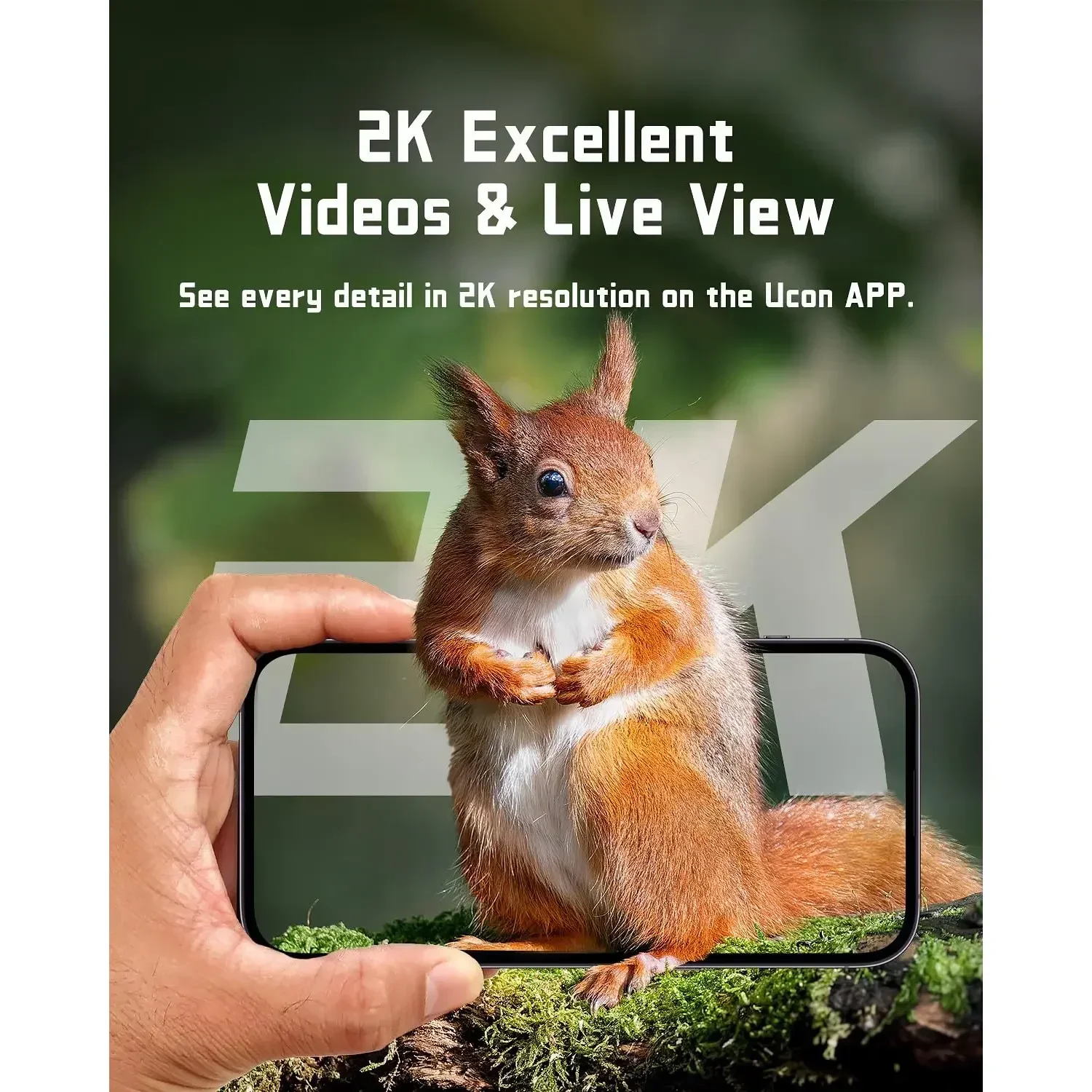 2.7K Cellular Trail Camera 5rd Generation 4G LTE with Solar Panel, Live Video Game Camera Include SIM Card with 360° Pan Tilt, Motion Activated, 2K Color Night Vision, No Wi-Fi, IP65 for Wildlife, Suitable for Home, Outdoor and Travel