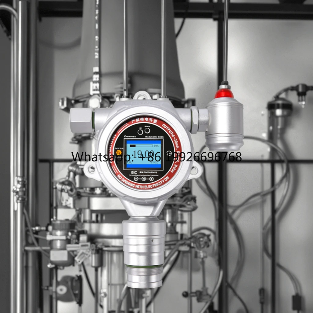 

Fixed Diffusion or Pump Suction Electrochemistry Hydrogen Sulfide H2S Hazardous Gas Leak Detector