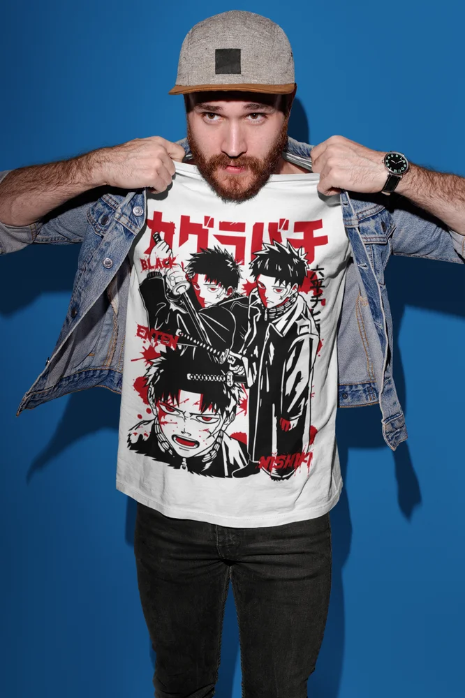 Jujutsu Kaisen T-Shirt kagurabachi Gojo Satoru Girl Horror Anime Gift Shirt view 6