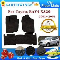 For Toyota RAV4 XA20 RAV 4 2001~2005 2002 2003 Car Floor Mats Rugs Panel Footpads Carpets Cape Cover Foot Pads Auto Accessories
