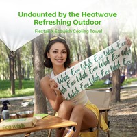 FLEXTAIL Cooling Towel with 3-Hour Ice Sensation,Extra Large&Thick Quick-Dry,for Outdoor Sports&Heat Relief,Reusable