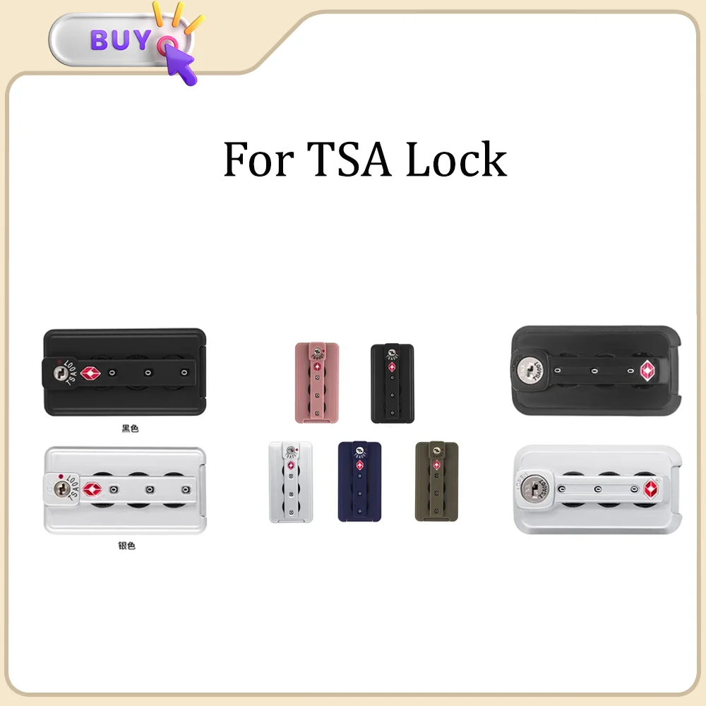 

Travel Luggage S045 TSA007 Customs lock Aluminum frame luggage accessories Fixed combination lock luggage anti-theft latch lock