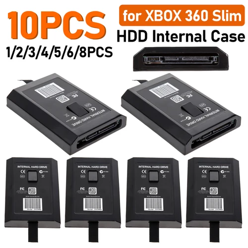 Funda interna HDD para XBOX 360 Slim, 20GB, 60GB, 120GB, 250GB, caja de disco duro HDD, accesorios de juego de repuesto para XBOX 360 Slim