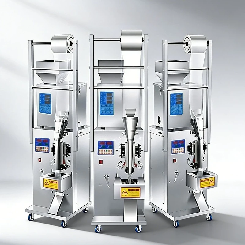 

Automatic granular building block rice, red dates, beans, flower tea bags, five screw packaging machine