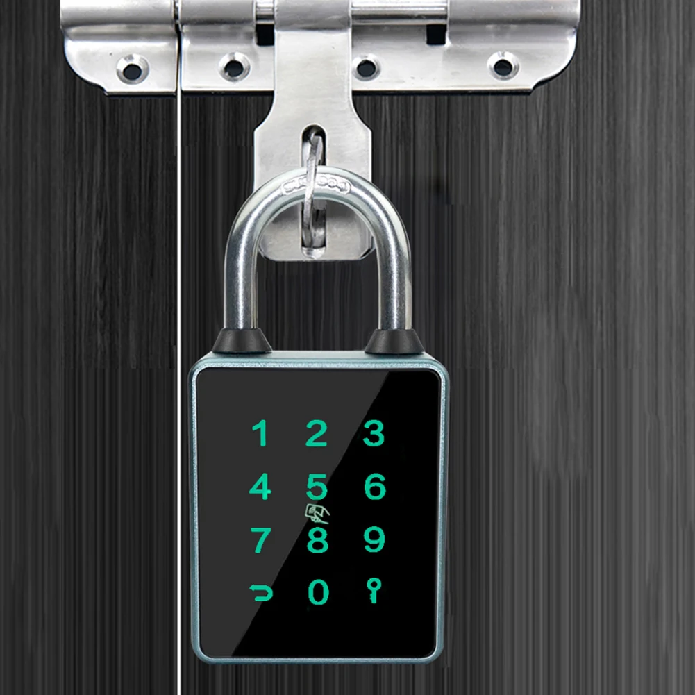 TUYA/TTLOCK APP Anti Theft Padlock Keyless Drawer Safety Lock Aluminum Alloy IP65 Waterproof for Cabinet Backpack