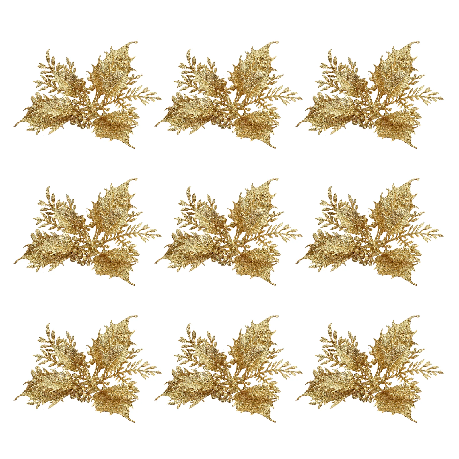 

24Pcs Christmas Tree Cloth Flower Pendant Festive Cheer Decor for Living Room Mall Photo Props Reusable Simple Design