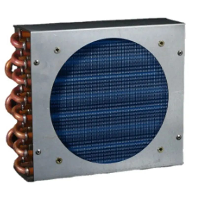 

A23E-Small Shell Condenser Radiator Refrigerator Freezer Air-Cooled Water-Cooled Aluminum Fin And Copper Tube Heat Exchanger