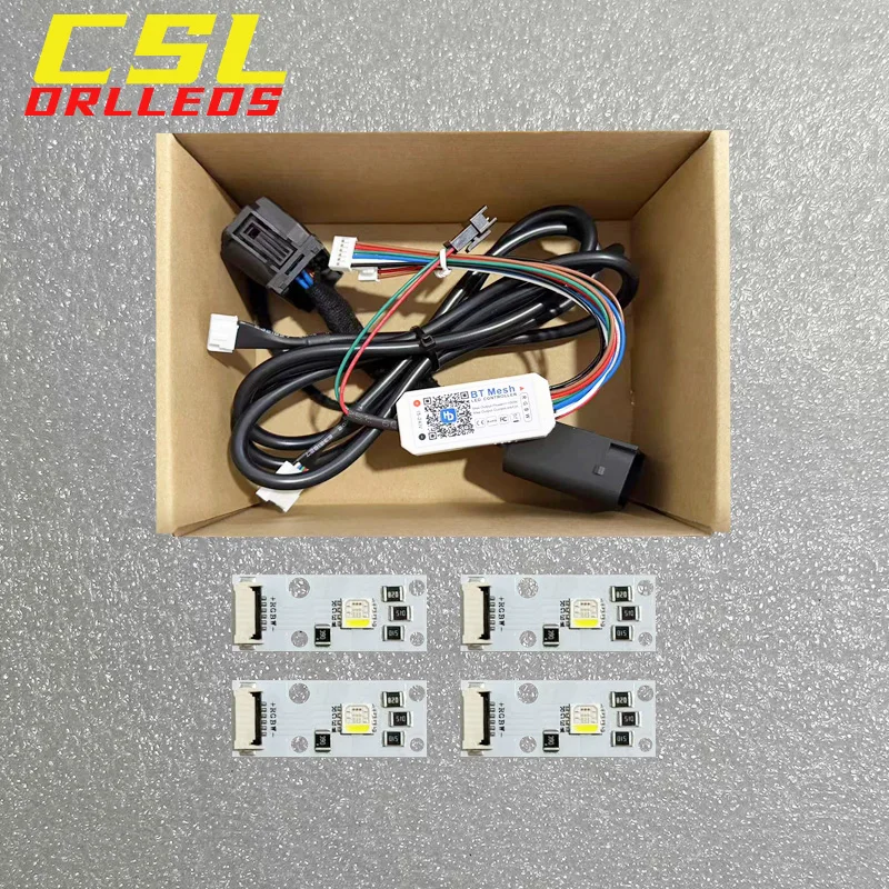 RGBW For BMW F32 F33 F36 4 series F82 M4 Pre LCI RGB multicolor LED Boards DRL Module daytime running lights 2013-2016