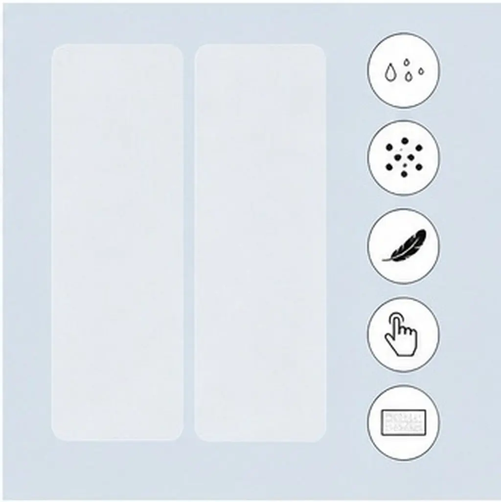 2Pcs Silicone Keyboard Protector Clear Transparent for 12-14 Inch Laptops Ultra-Thin Liquid Spill Proof Dustproof Typing