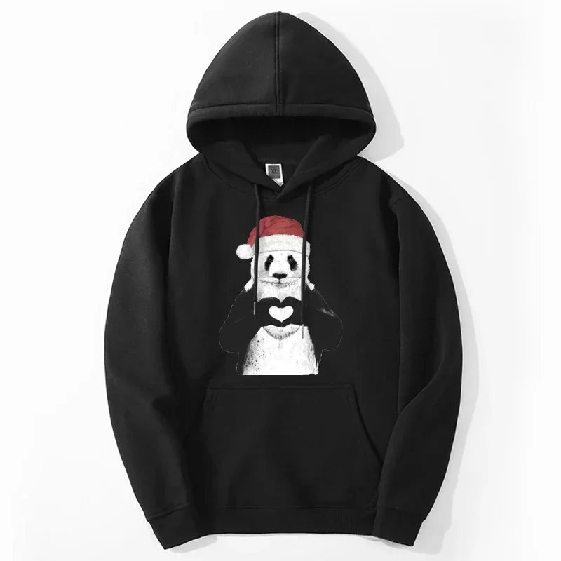 

Christmas Hoodies Cute Santa Panda Cartoon Fitness Sportswear Fashion Streetwear Unisex Pullovers Men Tops Sweatshirt Clothes