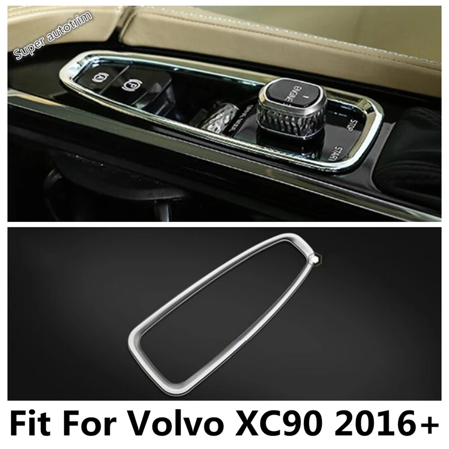 

Central Gear Shift Panel Auto P Button Frame Decoration Cover Trim For Volvo XC90 2016 2017 2018 2019 ABS Accessories Interior