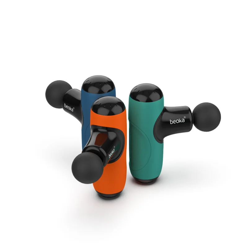 

Beoka Portable Professional Fascia Gun Mini 5 Head Deep Tissue Massage Device Brushless Motor Pocket Massage Gun