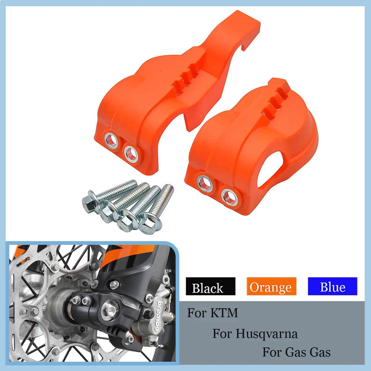 

For Husqvarna FE FX TE TX 125 150 250 300 350 450 501 KTM EXC EXCF SX SXF XC XCF 2016-2022 Lower Fork Leg Shoe Guard Protector