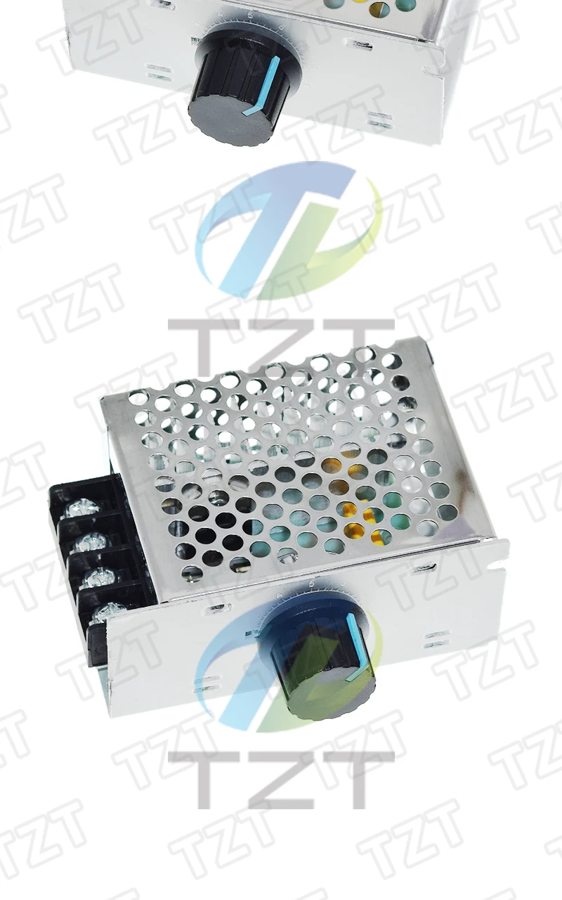 TZT Professionelle Spannungsregler 4000 W 220 V Hochleistungs-SCR-Geschwindigkeitsregler Elektronischer Spannungsregler Gouverneur Thermostat – Detail 6