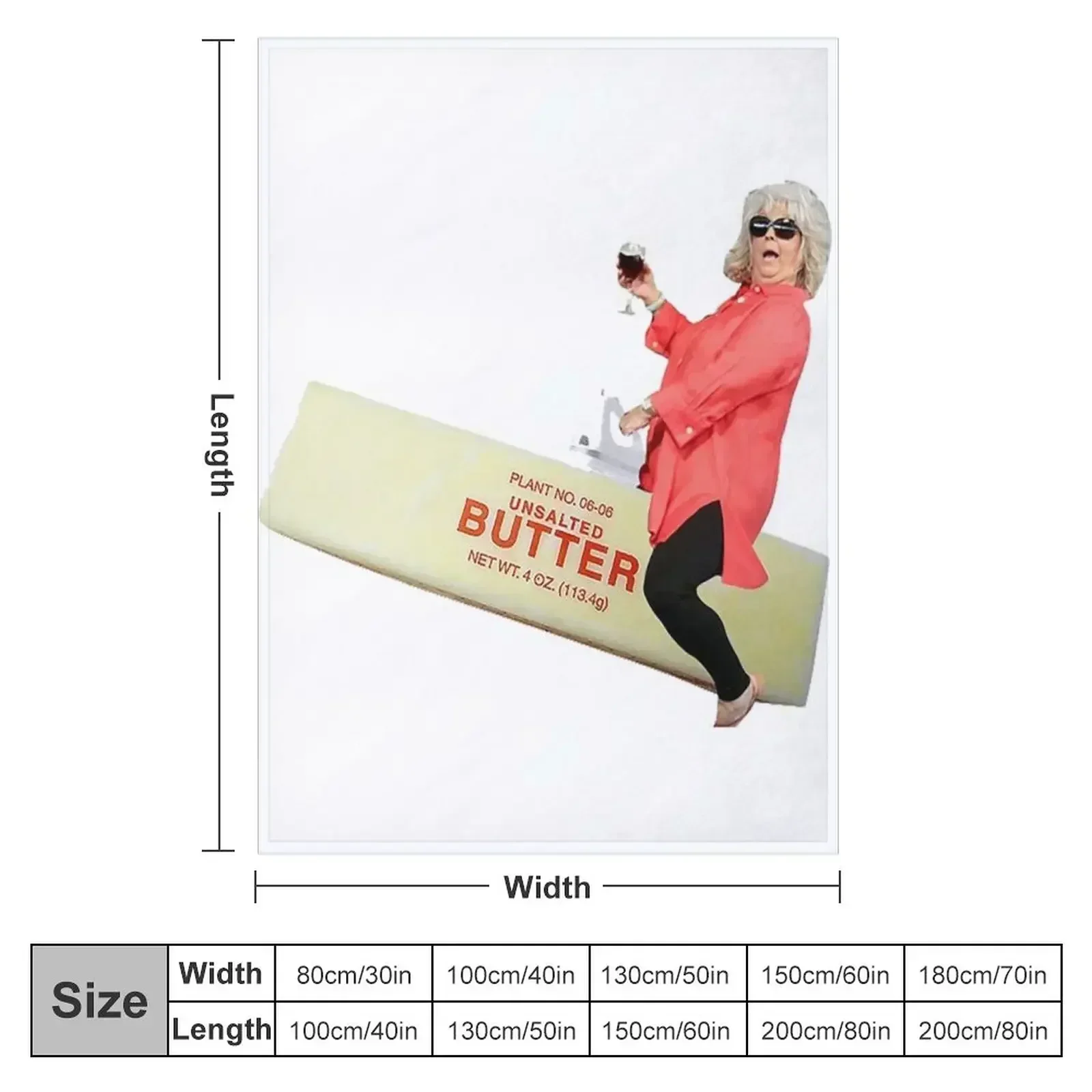 Paula deen riding butter Throw Blanket Luxury St Personalized Gift Warm for babies Shaggy christmas gifts Blankets