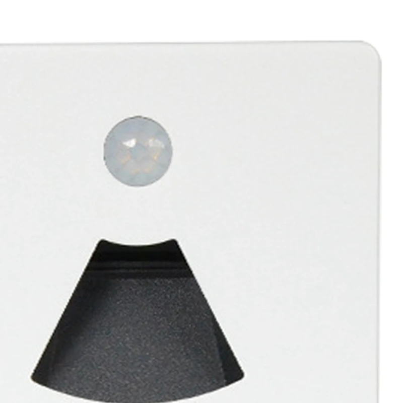 AFBC 3W LED Sensore di movimento Luce notturna LED Incorporato per scale Luce impermeabile con sensore di movimento per rimorchio per navi per barche RV