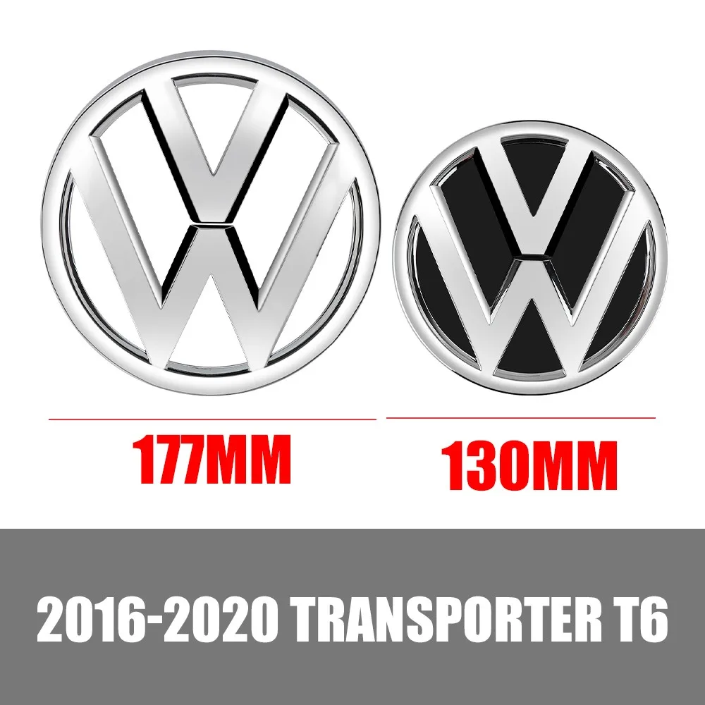 Car Styling 3D ABS Hood Front Bonnet Grill Rear Trunk Emblem Cover For Volkswagen VW  Transporter T6 2016 2017 2018 2019 2020