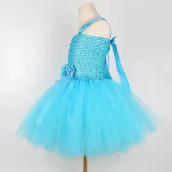 10 best sales Vestido turquesa para meninas - №2