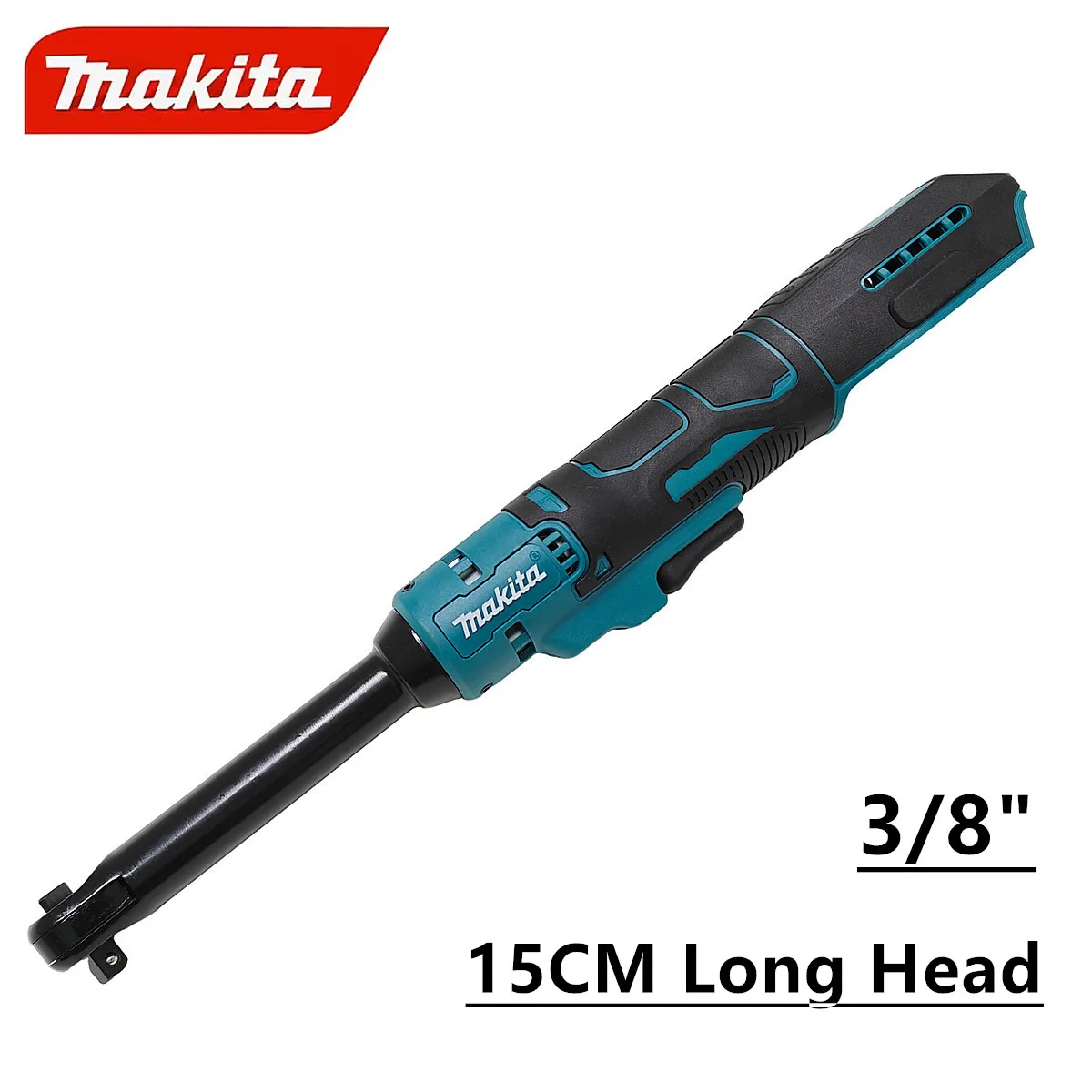 

Cordless Electric Ratchet Wrench 3/8" Extended 15cm Long Head Impact Driver Power Tools For Makita 18V Battery