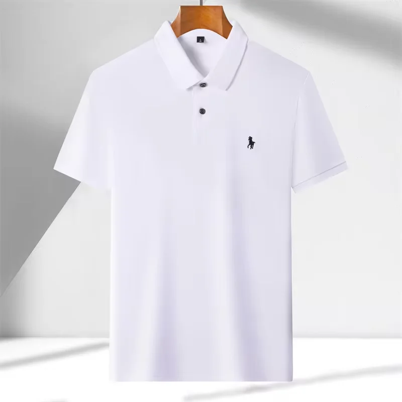 100% cotton high-end short sleeve POLO shirt men\'s summer fashion designer horse logo brand embroidered Luxury casual T-shirt