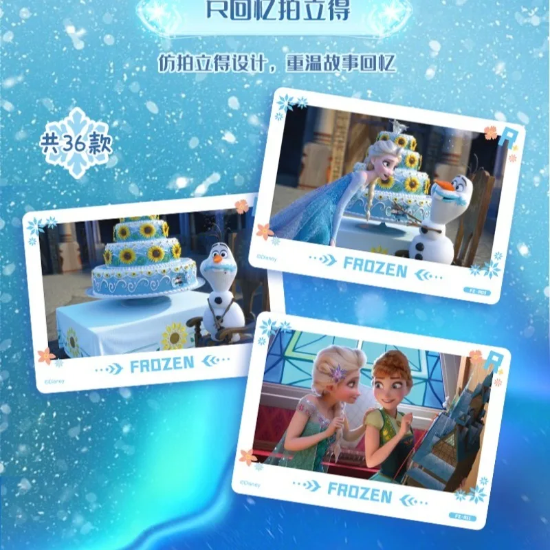 بطاقات ديزني فروزن الطبعة البلاتينية أغاني مجموعة الرحلة بطاقة نادرة إلسا آنا الأميرة أنيمي الطرفية دمى هدايا