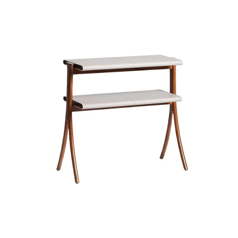 Herringbone edge, small island, modern glacier gray module double shelf