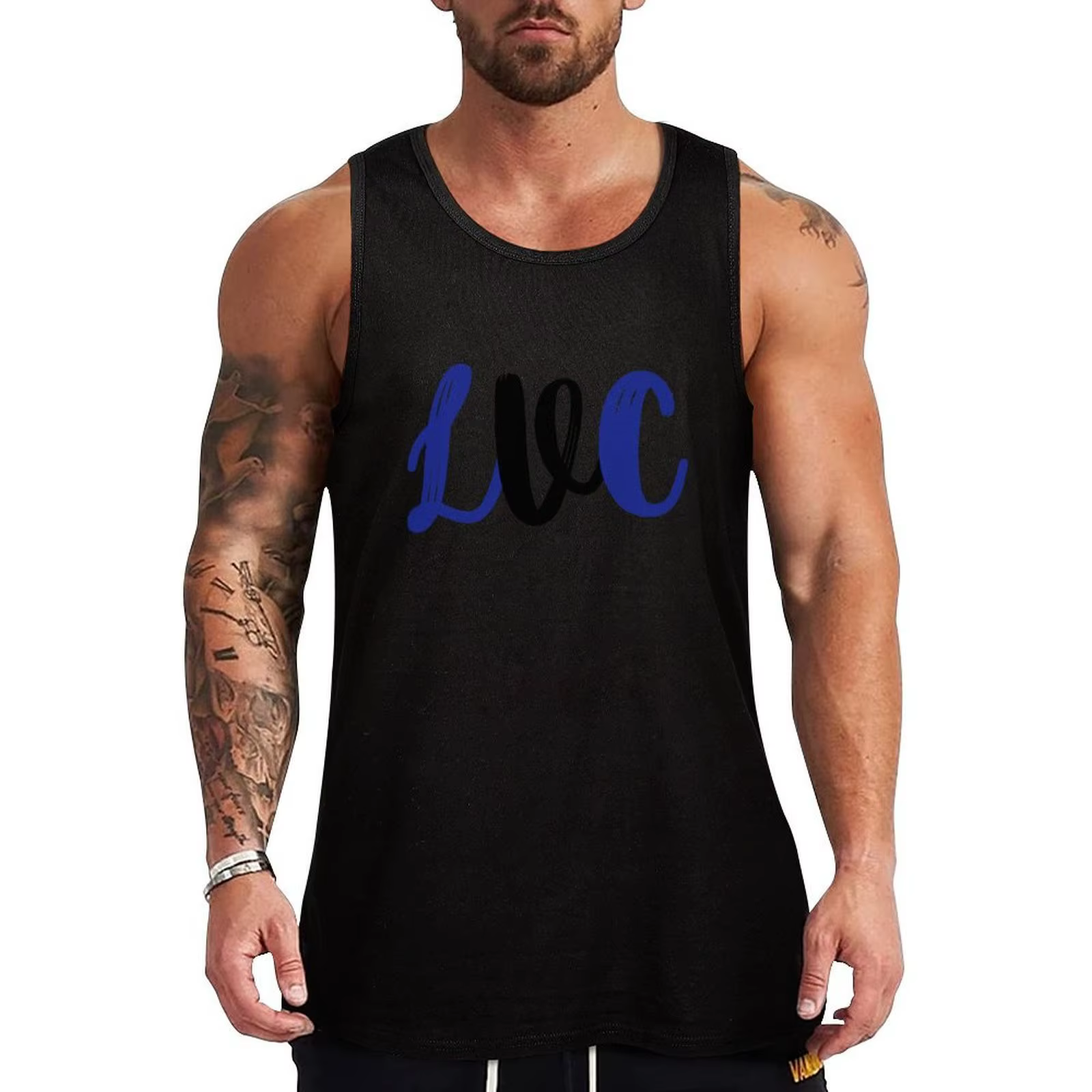 

Lebanon Valley Tank Top Athletic Sleeveless Shirt Gym Workout Quick Dry Tank Top