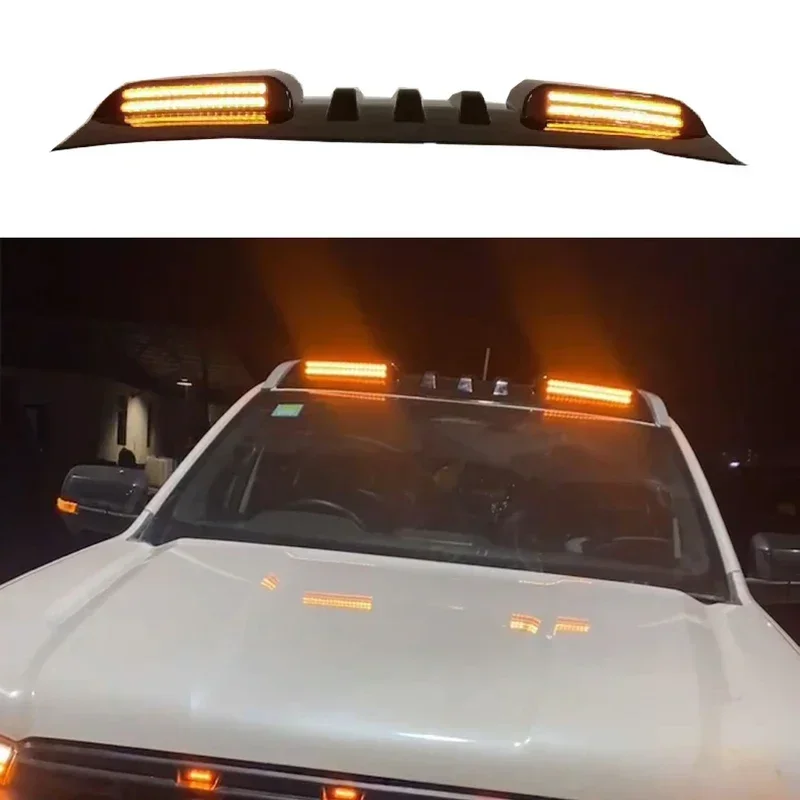 New！ For Ford Ranger car LED roof headlights, daytime running searchlights, body modification accessories 2023