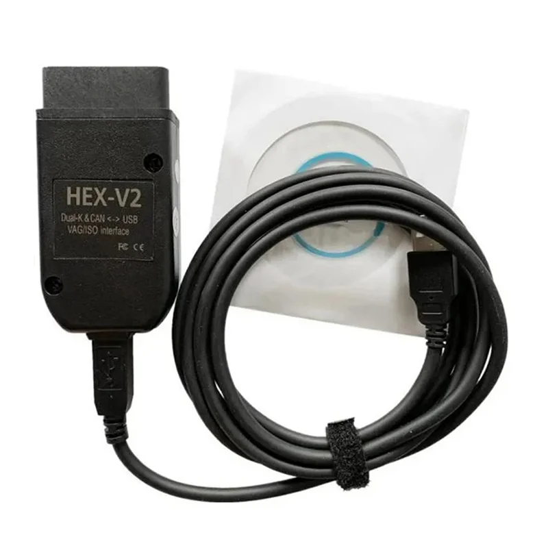 

ABAH-2X для VAG COM 22,3 OBD2 сканер HEX V2 USB для Golf A6 Skoda Seat Unlimited Vins ATMEGA162 + 16V8 + FT232RQ