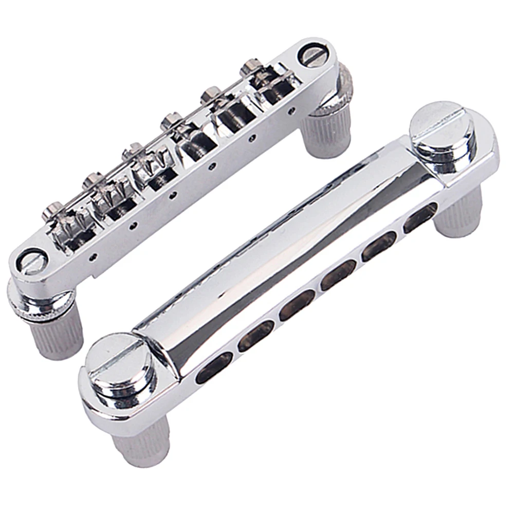 

Electric Guitar Bridge Accessories Tailpiece and Saddle Parts Zinc Alloy Tuning