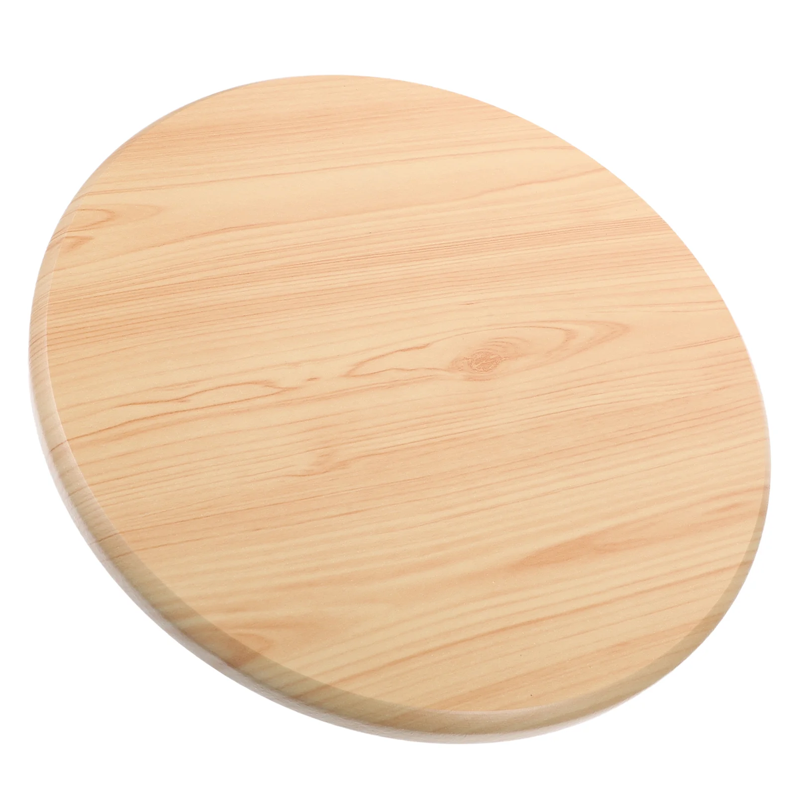 Round Wooden Stool Seat Replacement 30cm Diameter Wood Grain for Household Office Restaurant Bar Chairs Dining Table