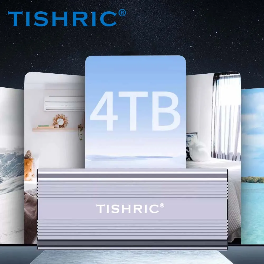 TISHRIC نوع C RGB SSD M2 NVME الضميمة 10Gbps سبائك الألومنيوم بروتوكول واحد/مزدوج قرص صلب خارجي HD حافظة M.2 للألعاب