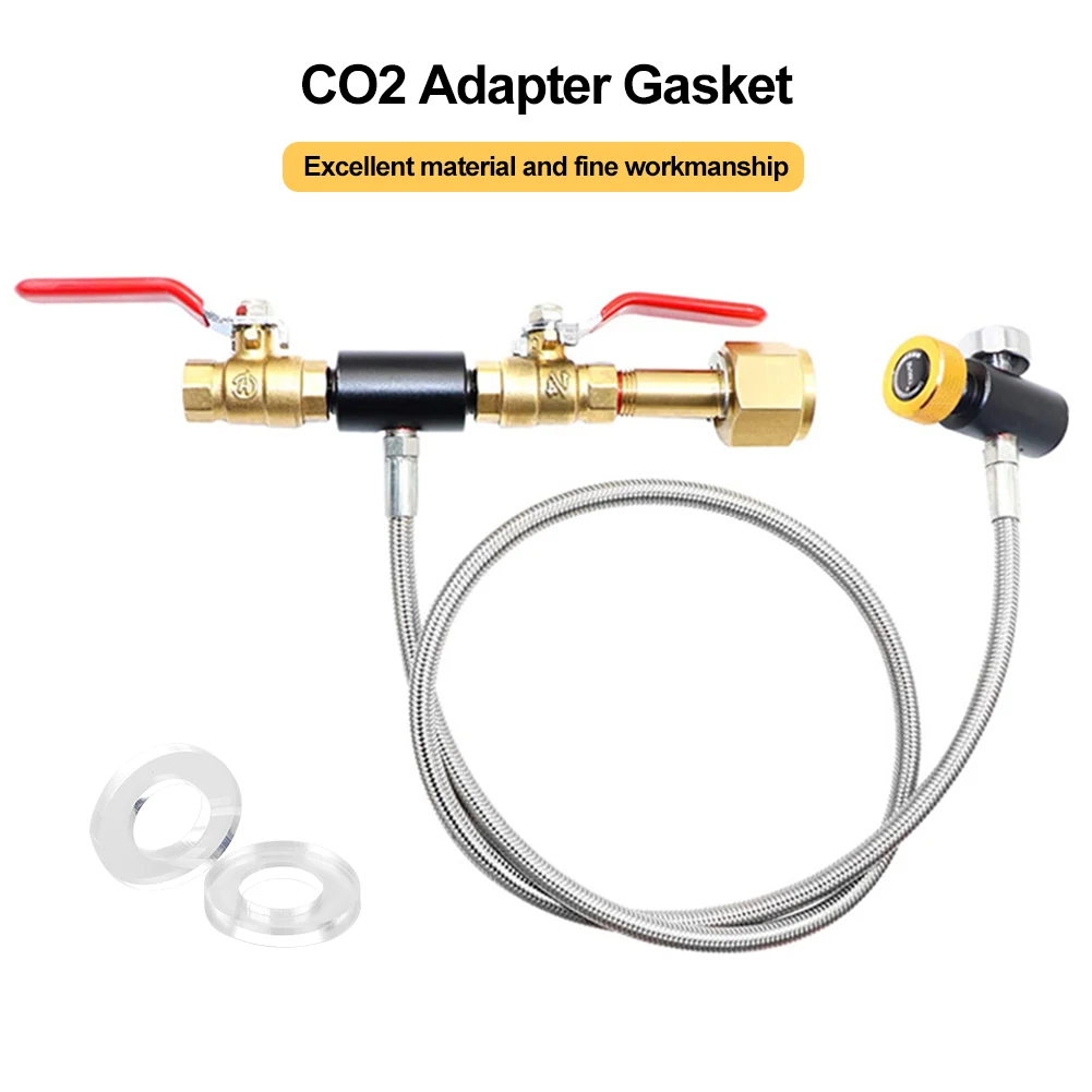 10PCS CO2 Adapter Gaskets Replacement Silicone Sealing Ring Portable O Rings Seals Gaskets for Soda Machine