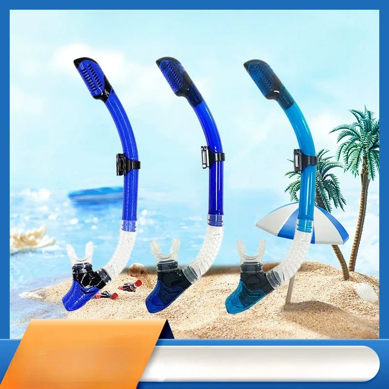 

Dry Snorkel Tube Easy Breath Scuba Diving Splash Guard Top Valve Swimming Underwater Equipment For Adults Kids Men Women Youth