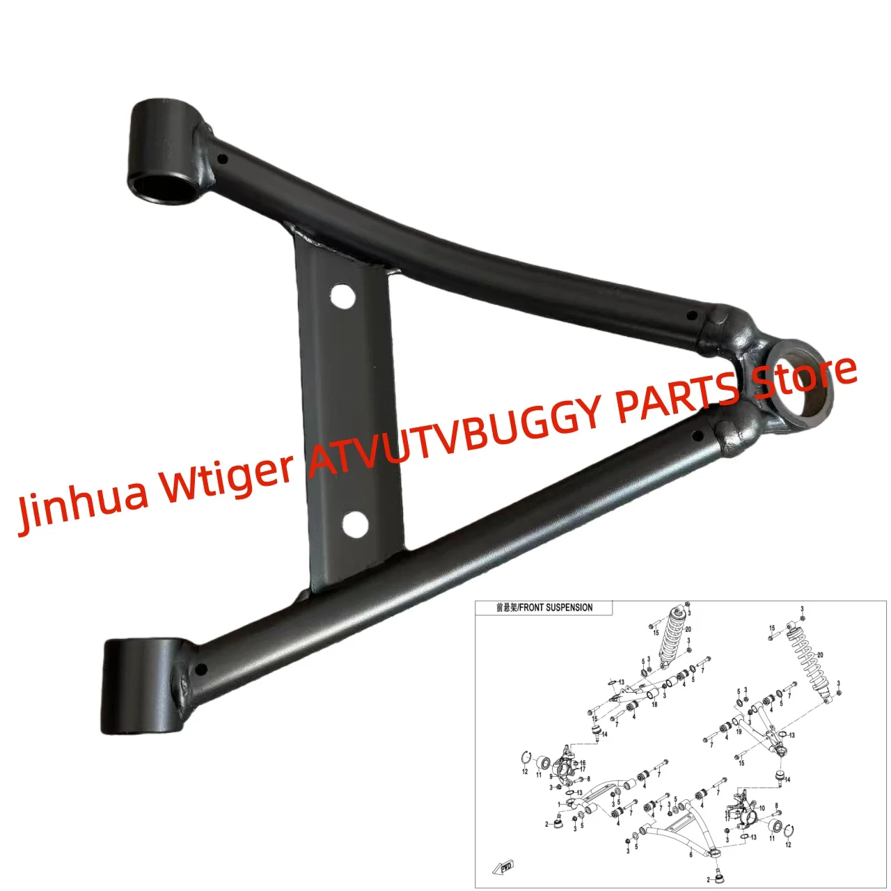 Original PACKAGE FRONT LH LOWER SWING ARM 9DQV-050210-3001-0BP00 for CF 2024-2026YEARS CFORCE400 520 CF400AZ-6S CF500AZ-10S