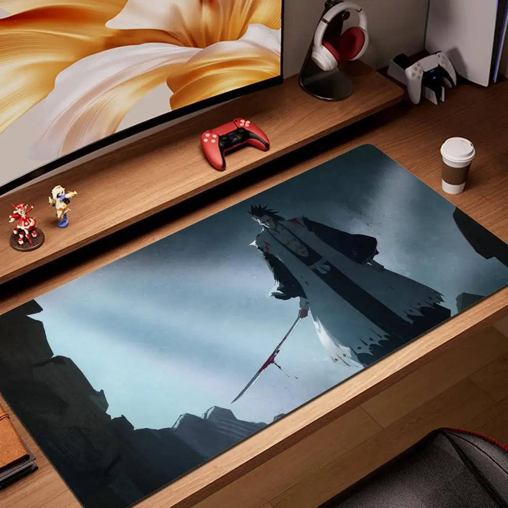 B-bleach Kenpachi Zaraki Large Anime Desk Mat Big Mouse Pad Luxury Desktop Cartoon Gaming Gamer Keyboard Office Computer Cushion