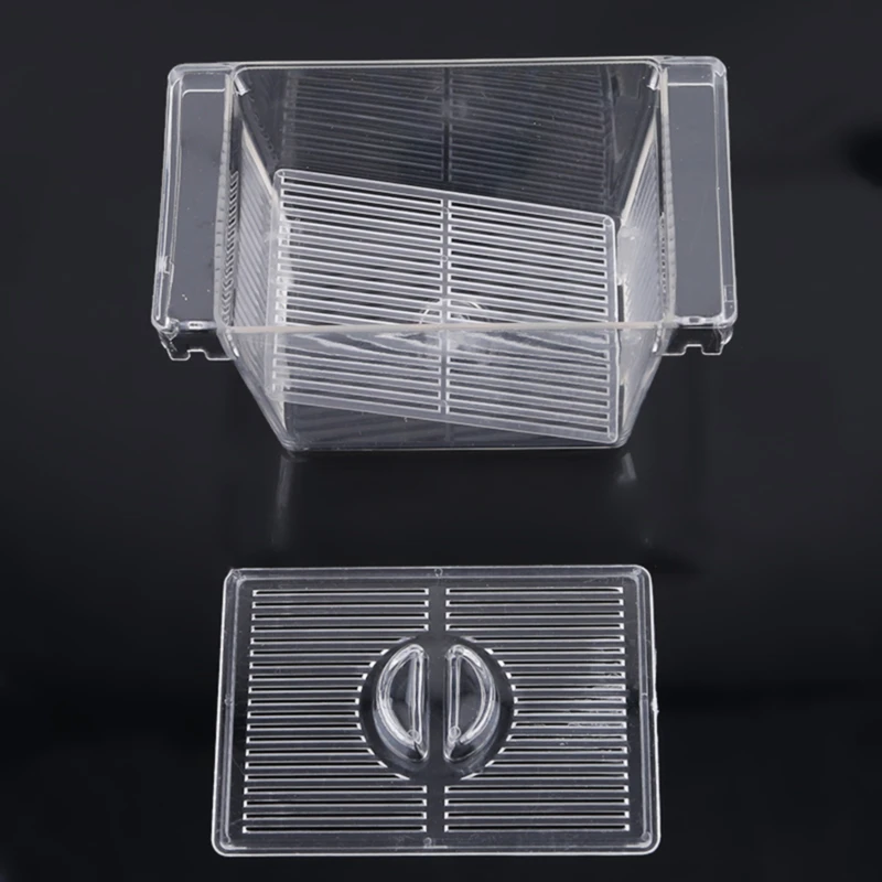 Fish Breeding Breeder Box Transparent Home Aquarium Baby Fish Hatchery Isolation Net Fish Tank Incubator Box Aquarium Accessory