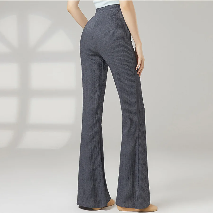 Pantalon de danse moderne à fond cloche pour femmes, Costume de Ballet élégant pour danse folklorique chinoise classique, Ensemble pour dames