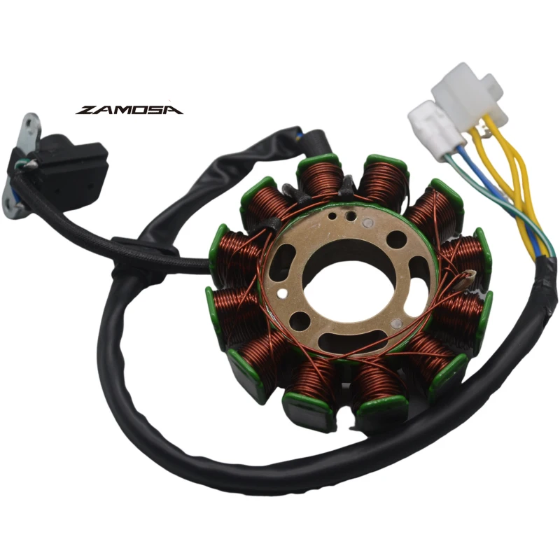 

GY6-12(EFI) DC Motorcycle Electric Stator Coil Compatible With GY6-12(EFI) 12 Pole Stator Coil for GY6 125CC 150CC Engines