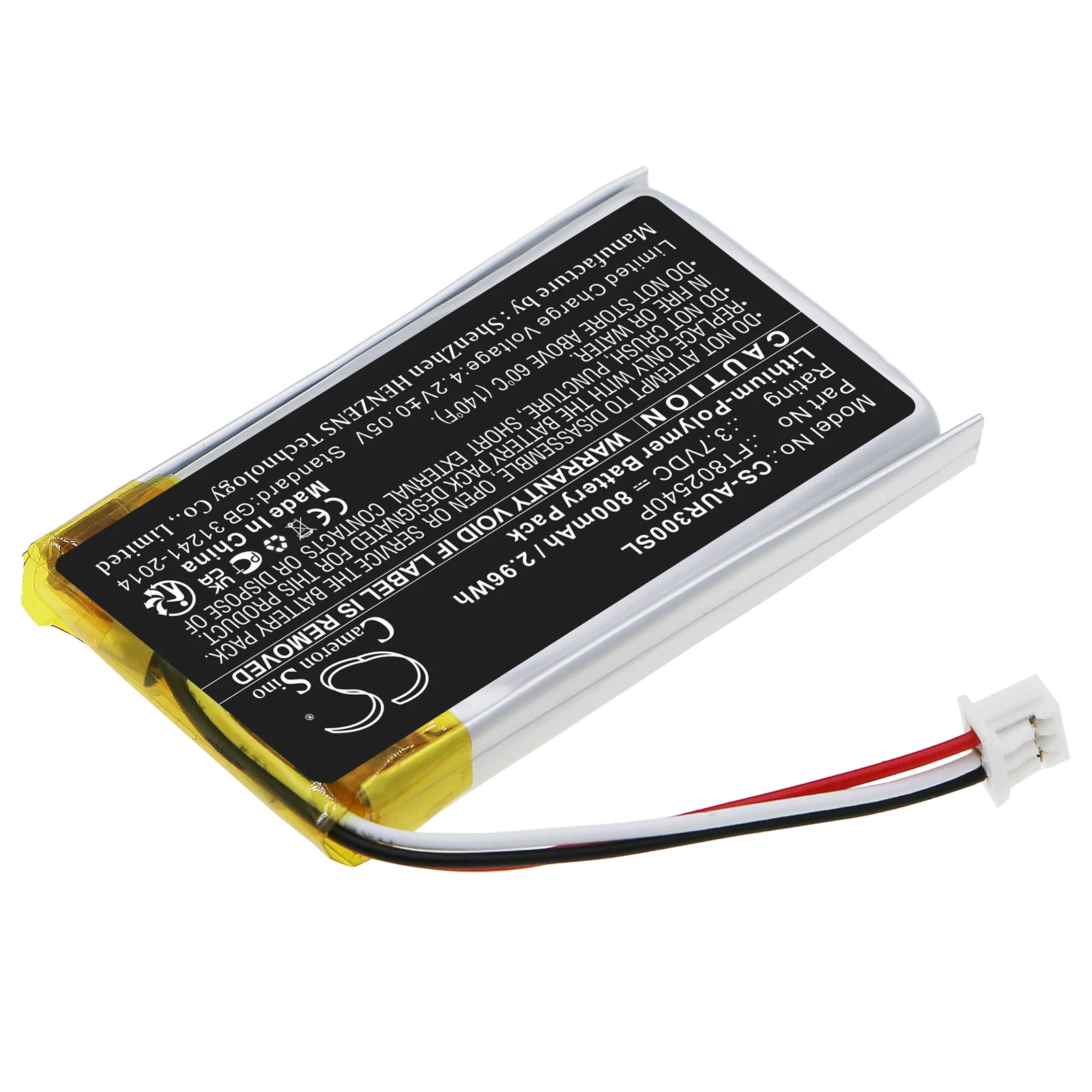 Сменный аккумулятор CS для ASUS ROG Chakram FT 802540 P 1000mAh/3.70Wh
