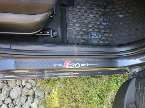 

Carbon Fiber Car Doorsill For IONIQ i10 i20 i30 i40 letter Sticker Anti-scraping Waterproof Protective Film Accessories Trunk