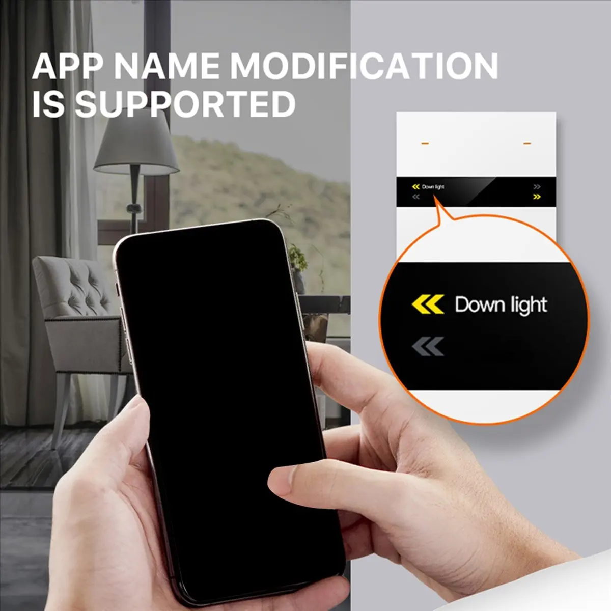 

2X Tuya Zigbee Smart Scene Switch Lighting Smart Control Scene Control Switch Panel Smart Switch 485 86 Box B