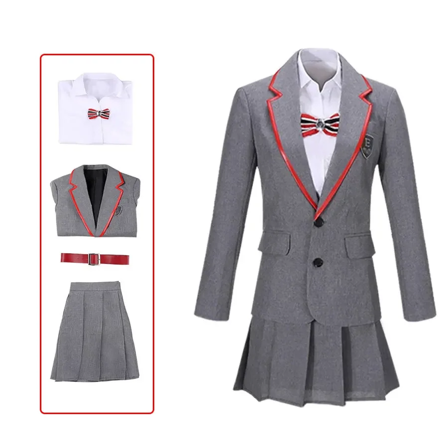 New TV Series Elite Season School Uniform Cosplay Costume Men Women Halloween Party Show JK Outfits XS-XL