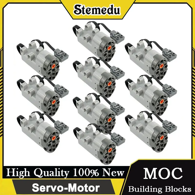 

88004 Servo Motor for Building Blocks Multi-Power Functions PF Model Compatible with All Major Brands DIY Technical Parts