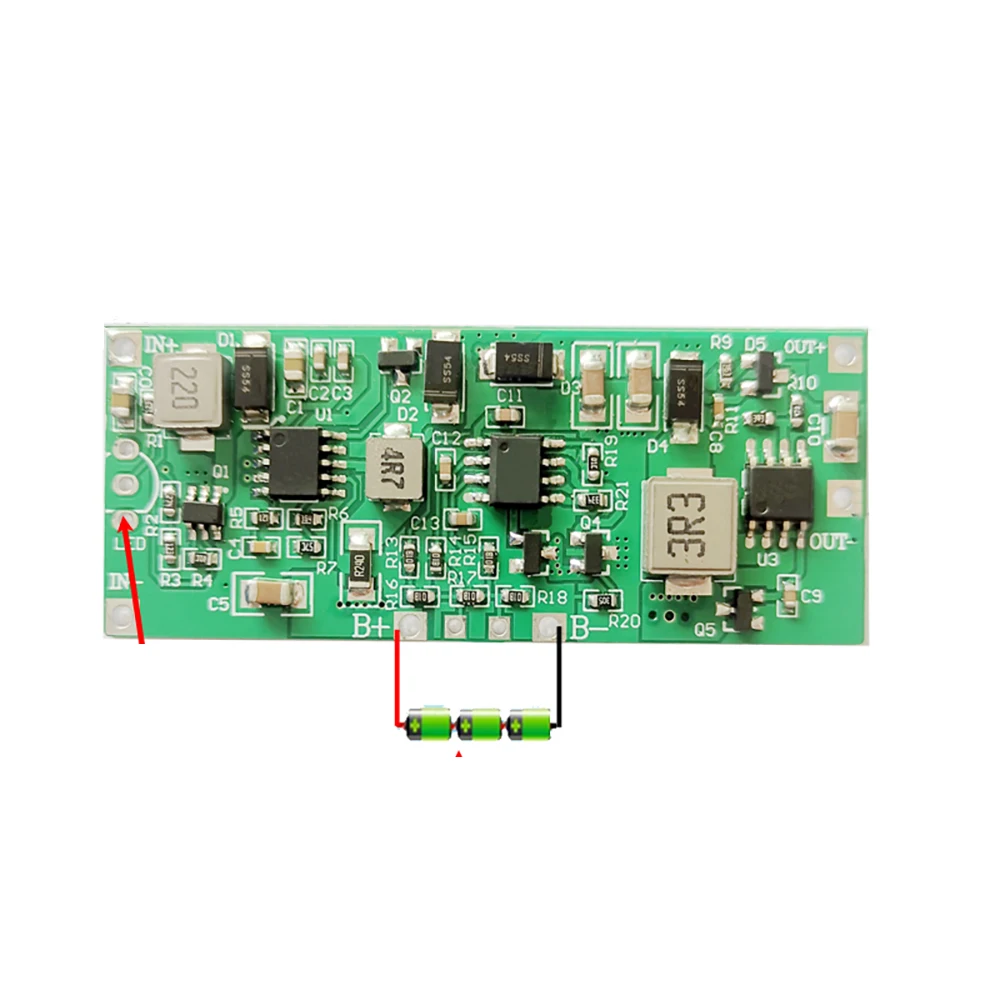 36W 12V 3A DC UPS Charge Discharge Controller Board 3S 18650 Lithium Battery Cell Packs Charging Module for CCTV Camera Router