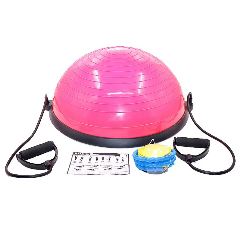 

Pvc Exercise Stability Yoga Balance Balls Half Balls Yoga Inflatable Balance Ball