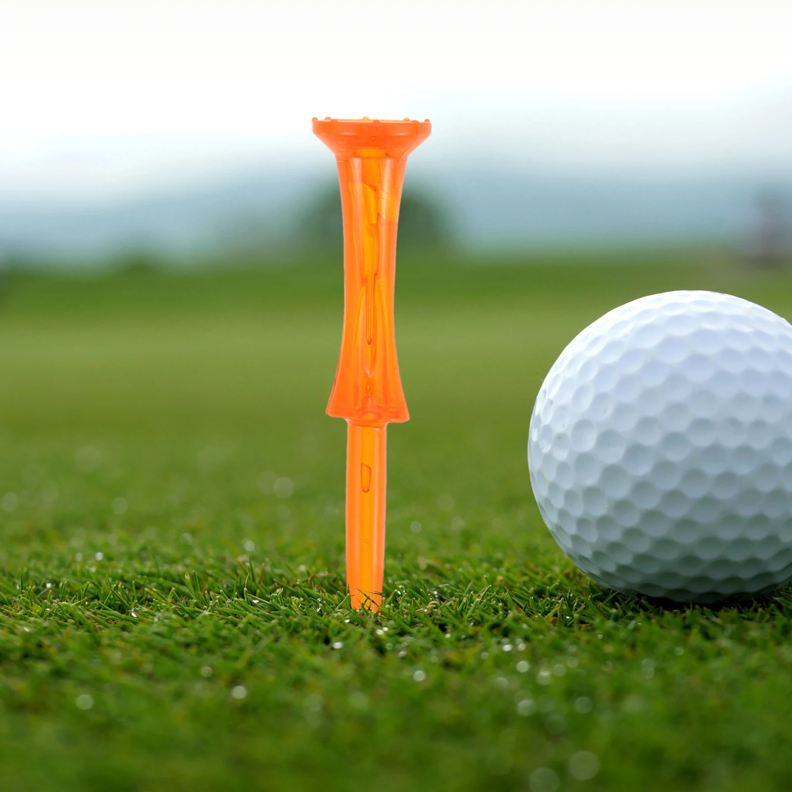 

20 Pcs Golf Tees Plastic Durable Bright Color Reusable Golf Supplies Ball Holders Stable Course Practice Parties