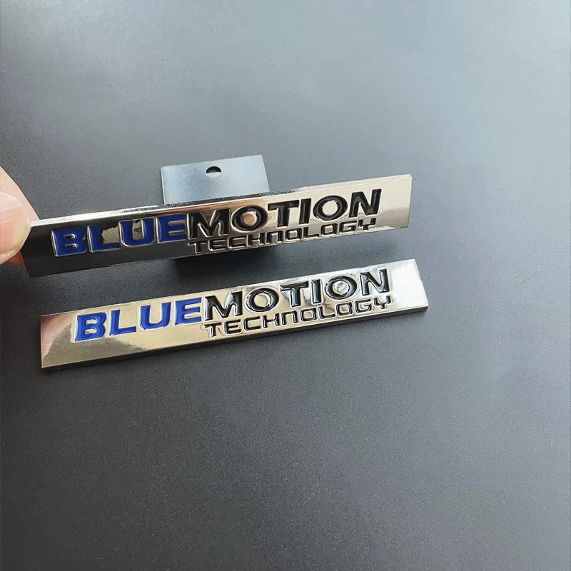 3D Metal Car Trunk Grill Badge Bluemotion Emblem Stickers For VW Passat B8 Polo Golf 6 7 Logo Bluemotion Volkswagen Accessories