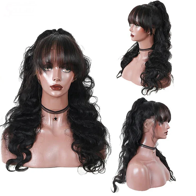 Wig keriting tanpa lem rambut manusia gelombang air renda depan Wig tanpa lem prepked Wig manusia siap untuk pergi 4x4 5x5 Wig penutup